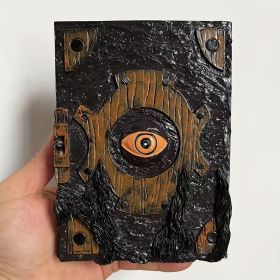 Halloween Cursed Devil's Eye Horror Book Atmosphere Decorating Home Craft Ornaments