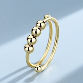 Ring for Men and Women Creative Stress Relief Accessories Instagram Geometric Beaded Bracel