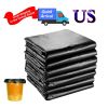 US 100pcs Black Disposable Clean Garbage Bags Not Leak Bulk Plastic Home Kitchen Office Saving Recycled Trash Bag Outdoor Travel Dinner Hotel Restaura