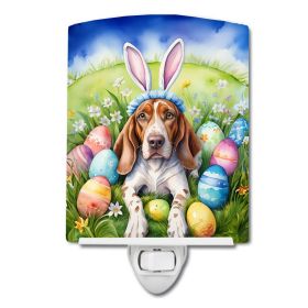 NEW American English Coonhound Easter Egg Hunt Ceramic Night Light Compact, UL-Certified, Ideal for Bedroom, Bathroom, Nursery, Hallway, Kitchen