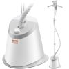 VEVOR Standing Steamer with Foldable Garment Hanger, 0.5Gallon Water Tank for 90 Minutes Continuous Steaming
