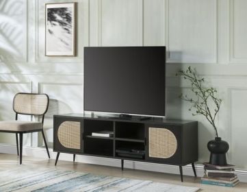 Colson Black Finish TV Stand