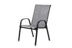 4 Piece Patio Chairs, Outdoor Camping Chairs with Breathable Textilene Fabric