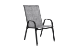4 Piece Patio Chairs, Outdoor Camping Chairs with Breathable Textilene Fabric