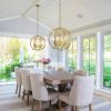 Spray gold Modern LED Pendant Light Filament Ceiling Hanging Lamp for Kitchen Island Living Room Restaurant