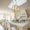 Spray gold Modern LED Pendant Light Filament Ceiling Hanging Lamp for Kitchen Island Living Room Restaurant