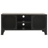 TV Stand Gray 41.3"x14.2"x18.5" Metal and MDF