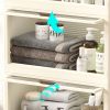 4 Tier Plastic Storage Bins with Lids 230QT, Stackable Storage Containers with Wheels, Folding Storage Boxes, Collapsible Storage Bins