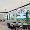 Chrome + translucent Modern LED Pendant Light Filament Ceiling Hanging Lamp for Kitchen Island Living Room Restaurant