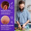 Black Disposable Beard Nets for Men Food Service