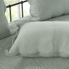 6 Piece Reversible Scalloped Edge Daybed Cover Set Seafoam Daybed