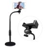 5 Core Gooseneck Phone Holder Stand for Desk Table Flexible Arm with Anti-Skid Round Base