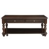 Modern Traditional Style Cocktail Table Lift Top Storage Shelf Espresso Finish Living Room Furniture 1pc