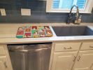 Lots of Blenheim Cavalier Spaniel Dish Drying Mat Absorbent Dish Drying Mat Pad for Kitchen Counter Dish Drainer Mat for Countertop, 14 x 21"