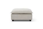 130" Inch Modular Sectional Sofa, Linen Fabric Couch Set with Convertible Ottoman,U shaped sofa,comfortable,Freely Combinable Sofa for Living Room