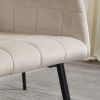 Dining Chairs Set of 2, Upholstered Kitchen Chairs with Comfortable Seat, velvet Dining Chairs with Armrests, Easy to Assemble and Clean