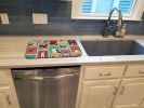 Lots of Siberian Husky Dish Drying Mat Absorbent Dish Drying Mat Pad for Kitchen Counter Dish Drainer Mat for Countertop, 14 x 21", Multicolor