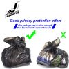 US 100pcs Black Disposable Clean Garbage Bags Not Leak Bulk Plastic Home Kitchen Office Saving Recycled Trash Bag Outdoor Travel Dinner Hotel Restaura