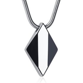 Tungsten Gold Pendant Necklace Pendant For Men And Women Accessories (Color: Natural)