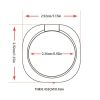 1pc Cell Phone Ring Holder Stand; 360 Degree Rotation Finger Ring Kickstand With Polished Metal Phone Grip For Magnetic Car Mount Compatible With IPho