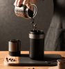 PSNKM03 Portable Electric All-in-One Coffee Machine Carrying Coffee Grinder No-Step Micro-Tuning Coffee 25 cups 25g Powder Tank Main Unit + Coffee Cup